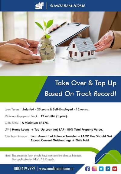 Mob 7510385499
loan@homeloanadvisor.in
Www.homeloanadvisor.in