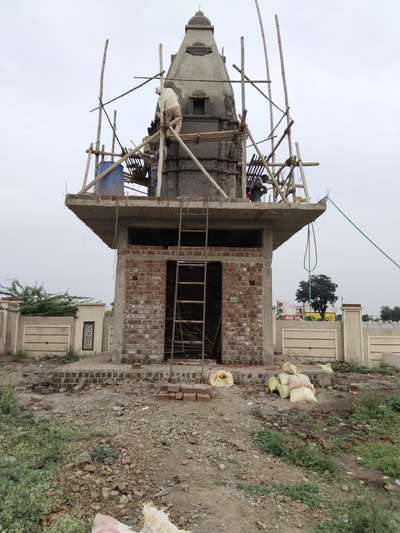 mandir construction with material
