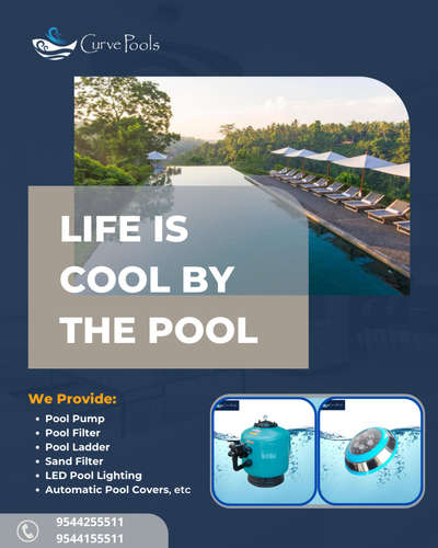 Uplift your water spirit through CURVE POOLS INDIA PVT LTD
..
..
.
.
Visit us :
Www.curvepools.com
Info@curvepools.com
Fb: Curvepools India Pvt Ltd
Insta : curvepools_india_pvt_ltd
Ph: 9544255511/9544155511 
 #swimmingpool  #Architect  #architecturedesigns  #Architectural&Interior  #poolconstruction  #poollight  #pool