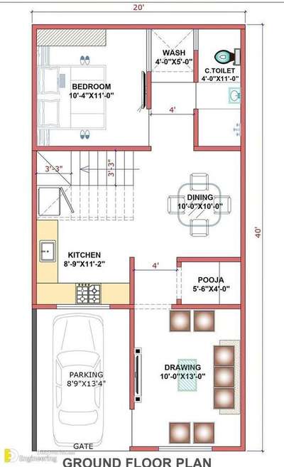 ₹1 स्क्वायर फीट में फ्लोर प्लान बनवाए 8871194779  #2d #2dplanning #FloorPlans  #planning