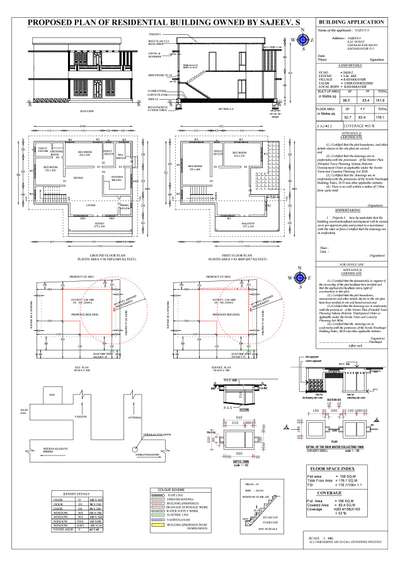 PROPOSED PLAN OF RESIDENTIAL BUILDING  # #vastu  # # permitplan  # #permitdrawings  # #permitplanforresidentialbuilding  # #vastuplan