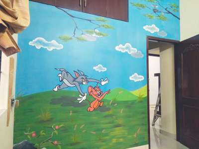 #kidsroomdesign  #KidsRoom  #Kids_shop_interiors  #kidsroominterior  #kidsroomart  #WallDecors  #WallDesigns  #WallPainting