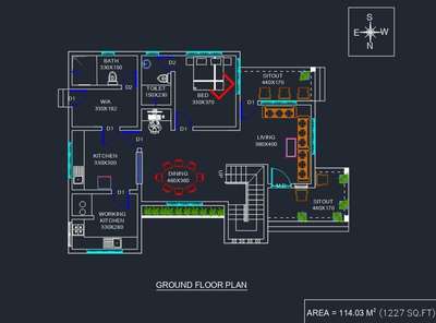 #plan #2dDesign #NorthFacingPlan