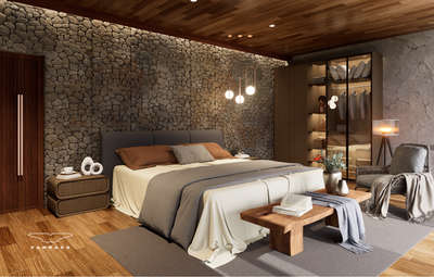 “Where textures, lighting, and comfort come together. ✨” 
#InteriorDesign #BedroomDesign #ModernInterior #LuxuryInterior #3DRendering