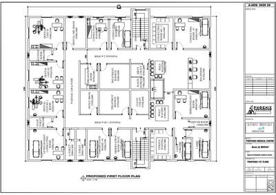 1st Floor Plan of Proposed Medical Center @ Muscat
