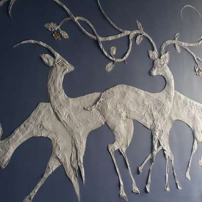 deer  #dry wall sculpture