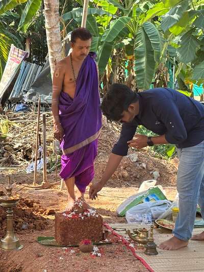 One of our new project stone laying  #homeconstructioncompaniesinkochi  #homeconstruction  #homeconstructioncompaniesinkerala  #constructioncompany  #ConstructionCompaniesInKerala  #ContemporaryHouse  #ContemporaryDesigns  #tropicaldesign  #tropicalhouse  #tropicalarchitecture  #keralahomedesignz  #keralahomeplans  #keraladesigns  #traditionalstylehouse