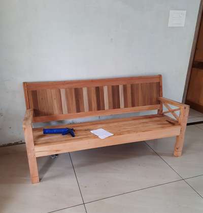 sitout sofa mahagony treated wood 9447360359