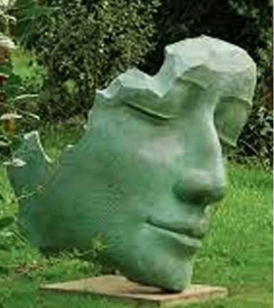 J Sutton inspired garden sculpture  planter 3 feet #LandscapeGarden  #planters  #sculpture  #gardenplanter