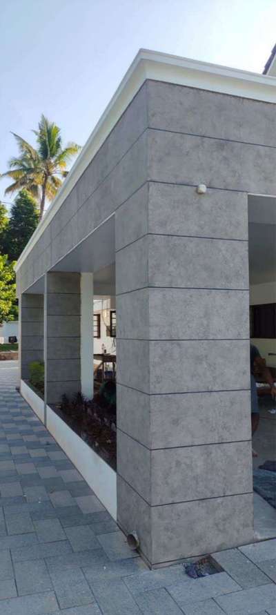 Cement texture work