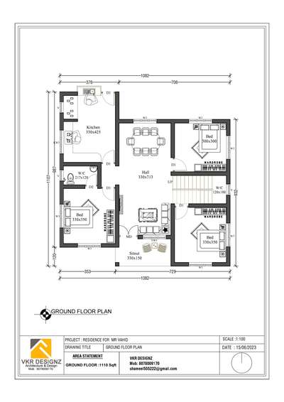 1100 sqft Budget home