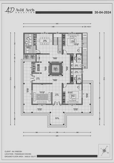 Resort plan designed for Mr vineesh
@panangad,Cochin.
3450 sqft traditional touch resort 
more info:info@avidarch.in 

 #traditionalhomedecor 
 #TraditionalStyle 
 #resort  #NorthFacingPlan 
 #resort_work 
 #kerala_architecture 
 #Ernakulam 
 #cochin 
 #kakkanadu 
 #kakkanad 
 #resortpool  #keralaplanners 
 #keralastyle 
 #woodendesign 
 #architectureldesigns 
 #architectsinkerala 
 #best_architect 
 #FloorPlans