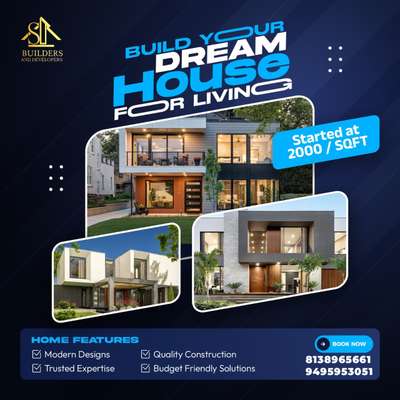 Build Your Dream Home with us 
SL BUILDERS AND DEVELOPERS