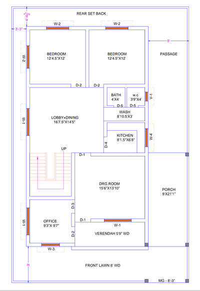 #3bhk plan