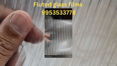 Interior fluted glass films 91 9868602114p