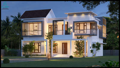 New Residential design 
@Areekode 
Client : Shamseer 
Area :2912 sqft 
6 bed room ,Hall,Living,