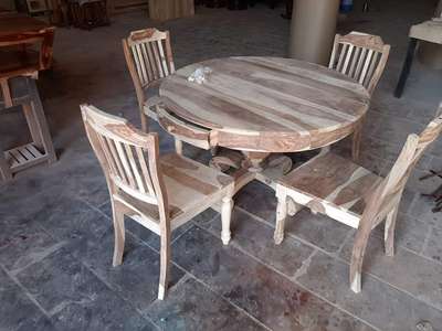 wooden dining table set