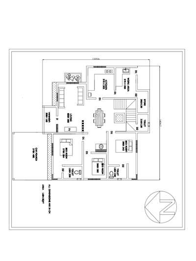 floor plan for 1600 sqft