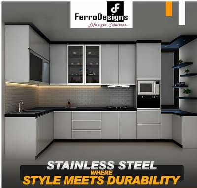 #stainlessteel #ModularKitchen #modularwardrobe #StainlessSteelBalconyRailing