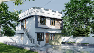 simple home 3d elevation  #ElevationHome  #render3d3d  #renderlovers  #3d_visulaisation  #architecturedesigns  #Architectural&Interior  #exterior3D