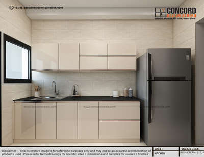 Kitchen 3D View
Checkout Concord's kitchen designs. Our Kitchen design series!!

#KitchenIdeas #LargeKitchen #ClosedKitchen #KitchenCabinet #KitchenRenovation #Concordenterprises #KitchenInterior #ModularKitchen