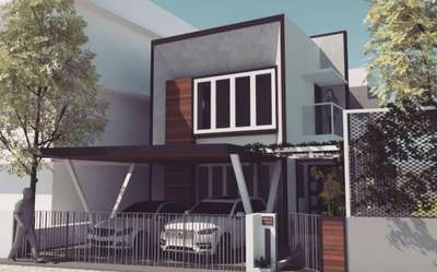 Residence Design for Mr. Joseph Xavier @kaloor #modernhousedesigns  #ContemporaryHouse