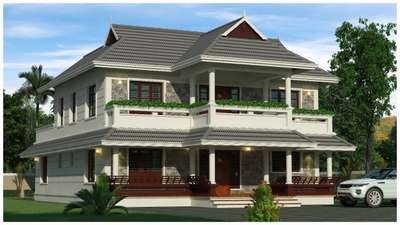 3000 Sqft House
#Thrissur
traditional #traditional #  #nalukett