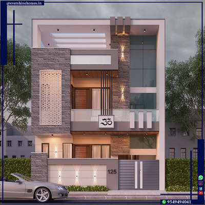 Just listed! Check out this beautiful building with a car parking in front of it. Perfect for a new home design.

Contact : 9549494041
 for more information. #evershinehomes #exteriordesignideas  #architecture #evershinehomesvaishali