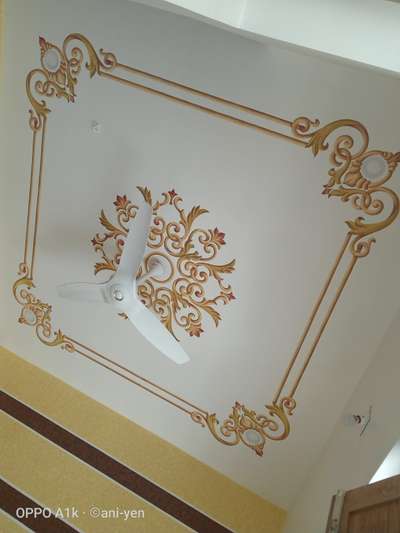 Ceiling design and wall design painting