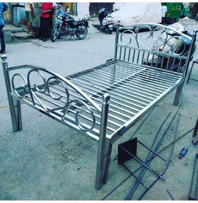 #steel bed