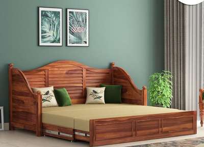 sofa cum bed. #nilabur teak wood.