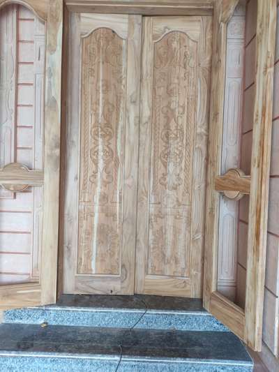 wood door long time strong
