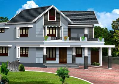 #Titus E C Pallikkara 2100 sqft