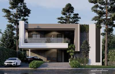 #KeralaStyleHouse  #ContemporaryHouse  #Thrissur  #architecturedesigns  #MrHomeKerala  #keralastyle  #greenart  #HouseDesigns   #3dsvisualizer  #3D_ELEVATION