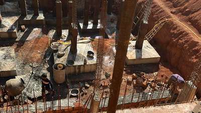#foundation #villadesign #HouseDesigns #constructionsite #RCC #columncasting #columns #Excavation #Buildingconstruction #structuralengineering #structural_design