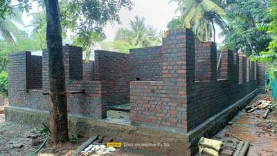 Residential building...  Upto Lintel level...  #KeralaStyleHouse  #keralahomedream  #civilconstruction  #brickscivilconcepts