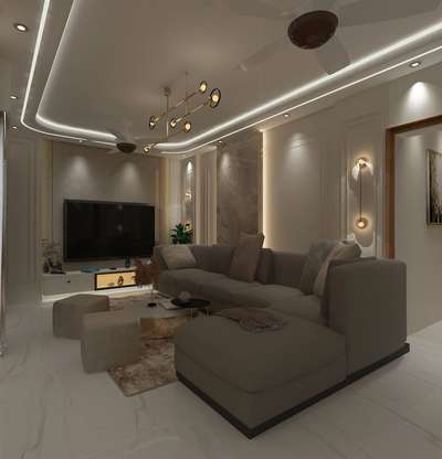 Please check the glimpse of my recent project # Living Dinning room # Akanksha Interior # Please contact and DM for design enquiry and collaboration #