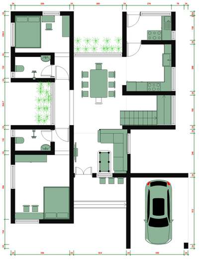 2BHK PLAN