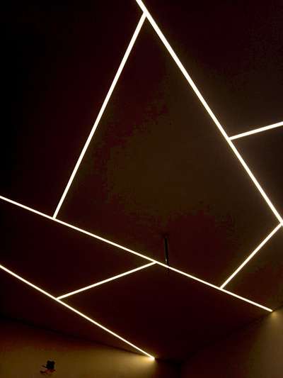 GYPSUM CEILING WORK WITH PROFILE LIGHT FINISH