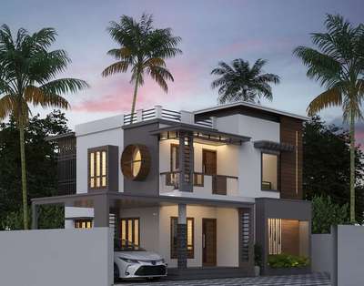 #new design

#Area : 1500 sq ft

#Designed for : A S Builders Alappuzha

#Location : Paravoor, Alappuzha

#Client : Kalesh & Anjana