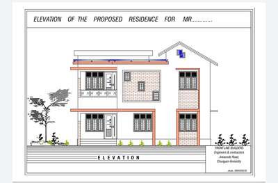 Drawing of residential building