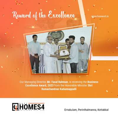 **HOMES4 BUILDERS PVT LTD**

👉Best Construction Service Excellance Award Ceremony 🏗️🎗️🏘️

#homes #offer #3bhk #plan #elevation #kerala #homedesign #designers #construction #lowcost #lowbudgethomes #budgethomes #facebook #instagram #youtube #twitter #trending #marketing #developers #digitalmarketing #ai #shorts #reelsinstagram  #koloapp