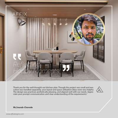 Reflecting happy moments