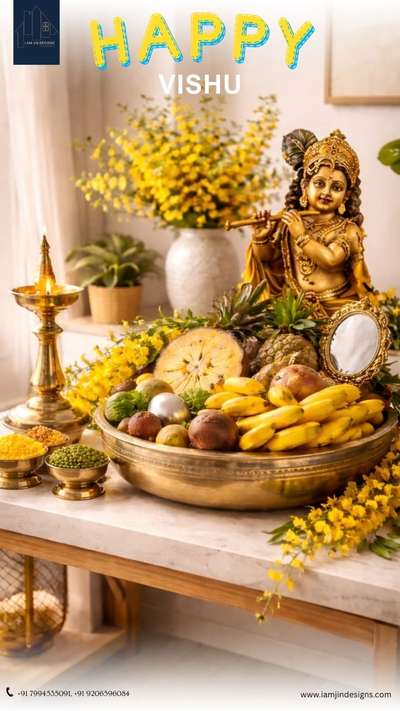 Transforming spaces, elevating celebrations. Happy Vishu 🌼