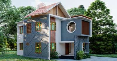 New project  #Architect  #ContemporaryHouse  #semi_contemporary_home_design  #ElevationHome  #3dmodeling  #veedupani  #HouseConstruction