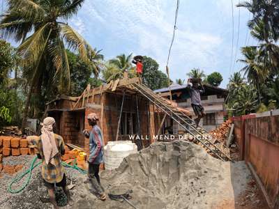 renovation work 
. 
. 
#HouseRenovation #mainslab #concreteday #Palakkad #KeralaStyleHouse #ULTRATECH_CEMENT
