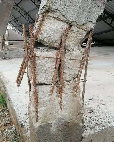 fail because cutting of reinforcement is equal size