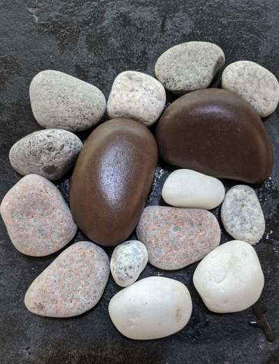 we have wide range of pebbles collections