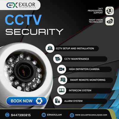 “Stronger security starts with smarter cameras.”
#cctvinstallationservices#Cctvinstallation#cctvsecuritysystem#CCTVCamera#CCTVFootage#CCTVSecurity#ernakulam#exilor
