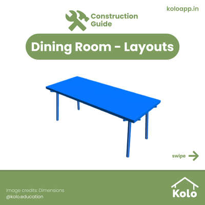 Have a look at different furniture layouts of the dining room for your home.

Which one would work out for you best?
Hit save on our posts to refer to later.

Learn tips, tricks and details on Home construction with Kolo Education🙂

If our content has helped you, do tell us how in the comments ⤵️

Follow us on @koloeducation to learn more!!!

#koloeducation  #education #construction #setback  #interiors #interiordesign #home #building #area #design #learning #spaces #expert #consguide #diningroom